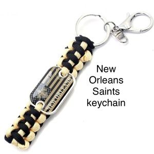 New Orleans Saints NFL Keychain Pair